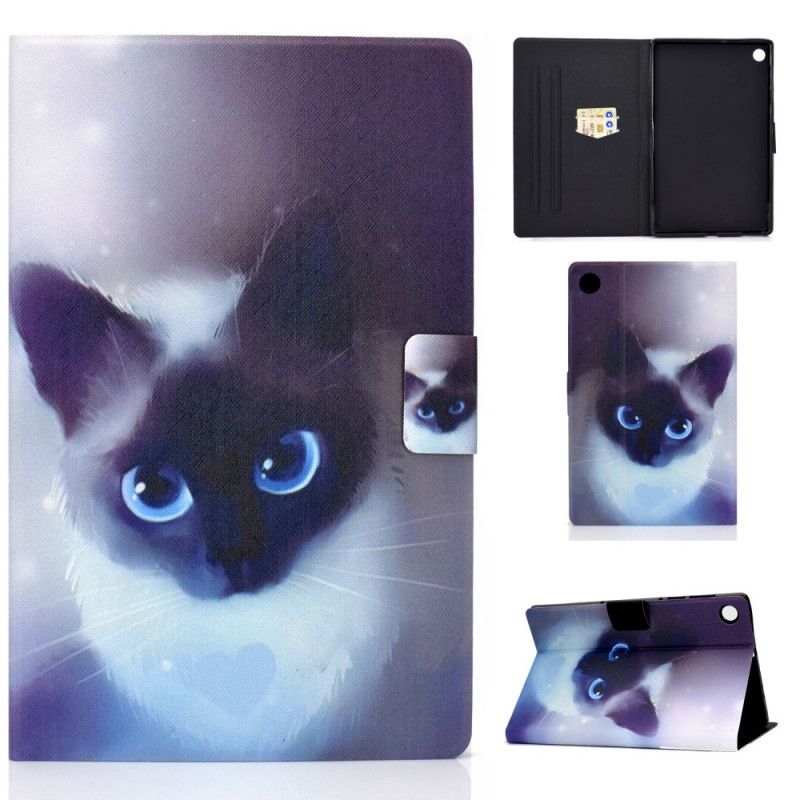 Fodral Huawei MatePad T 8 Katt Med Blå Ögon