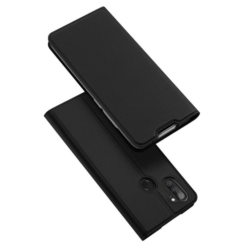 Folio-fodral Samsung Galaxy M11 Svart Mobilskal Pro Dux Ducis Hud