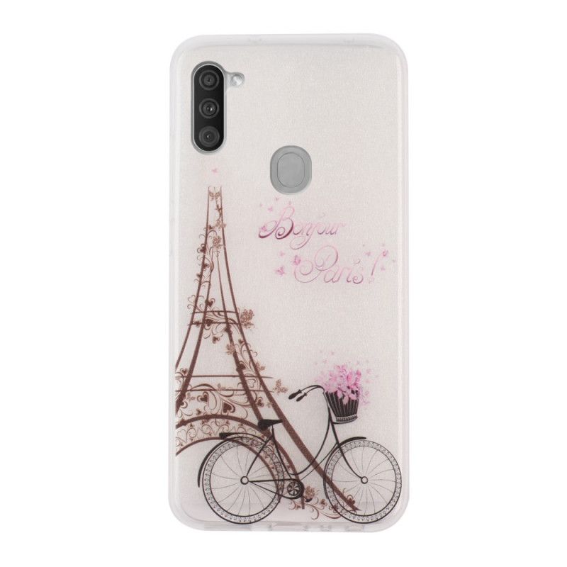 Skal Samsung Galaxy M11 Transparent Hej Paris