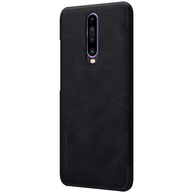 Folio-fodral Xiaomi Redmi K30 Svart Nillkin Qin-Serien