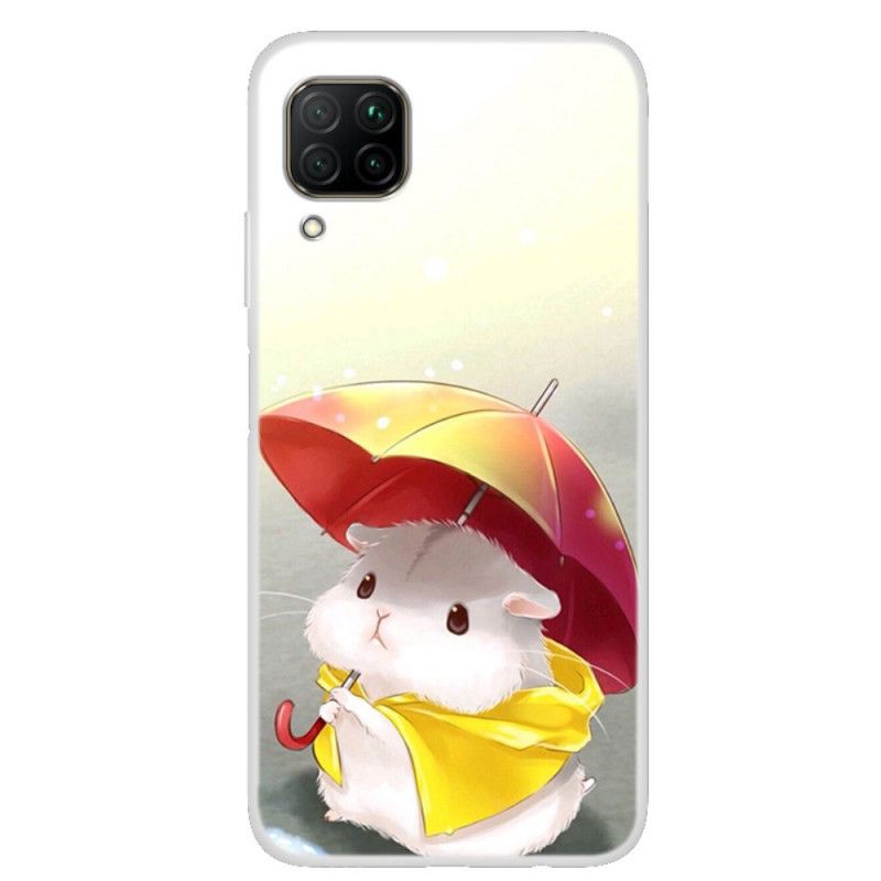 Skal Huawei P40 Lite Hamster I Regnet
