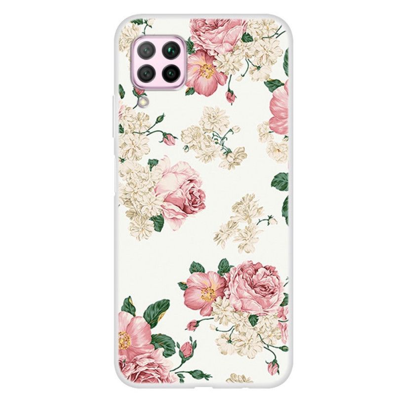 Skal Huawei P40 Lite Mobilskal Frihetsblommor