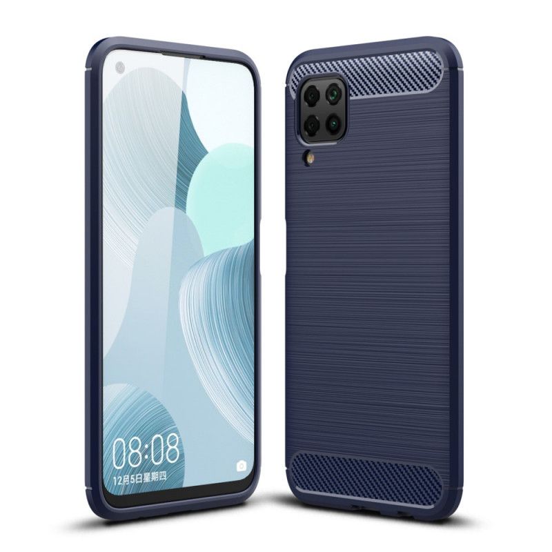 Skal Huawei P40 Lite Svart Borstad Kolfiber