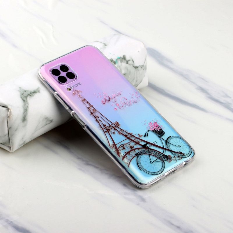 Skal Huawei P40 Lite Transparent Hej Paris