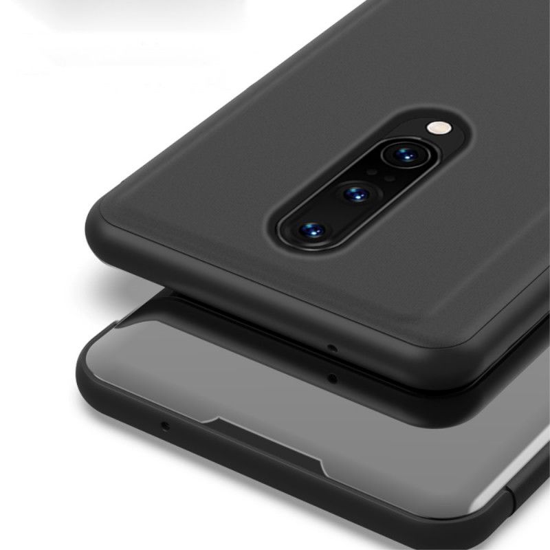 Folio-fodral för OnePlus 8 Svart Spegel