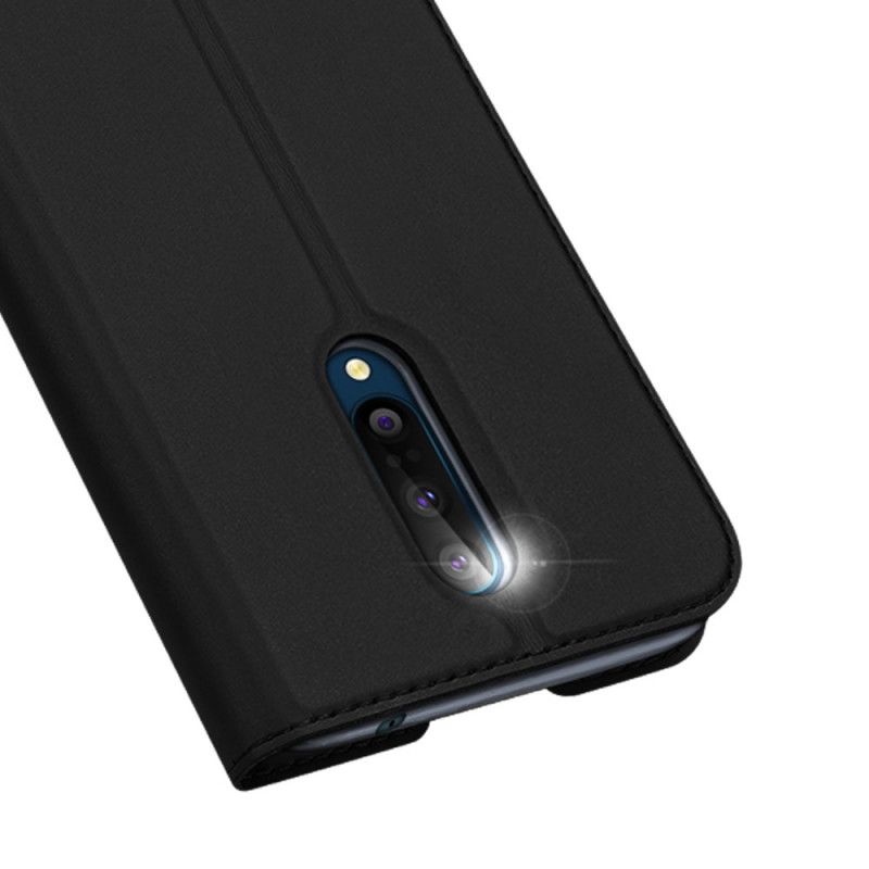 Folio-fodral OnePlus 8 Mörkblå Pro Dux Ducis Hud