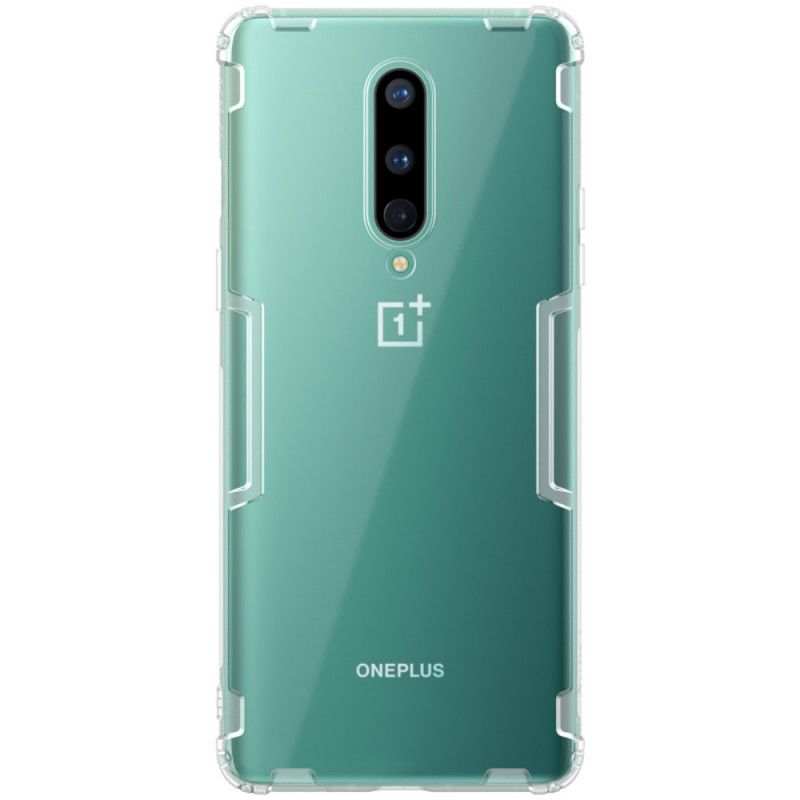 Skal OnePlus 8 Grå Förstärkt Transparent Nillkin