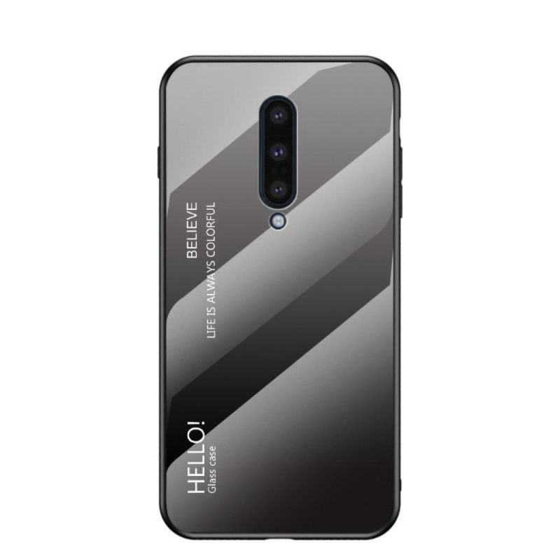 Skal OnePlus 8 Grå Hej Härdat Glas