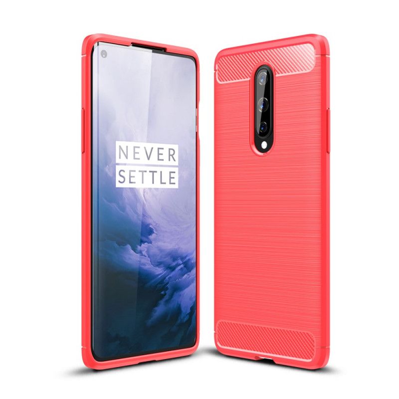 Skal OnePlus 8 Svart Borstad Kolfiber