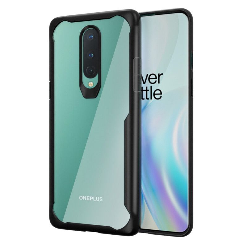 Skal OnePlus 8 Svart Mobilskal Hybridfasade Kanter