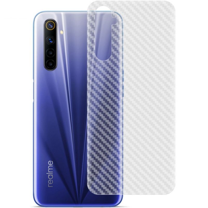 Bakre Skyddsfilm Realme 6 Carbon Imak-Stil