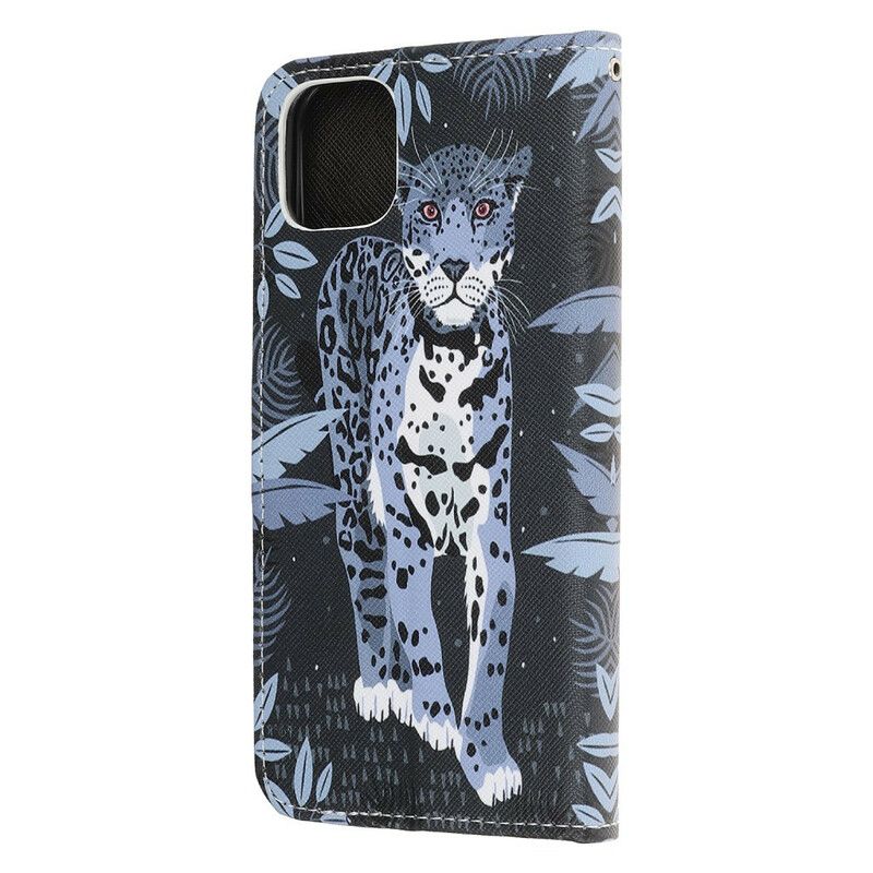 Fodral iPhone 13 Pro Leopard Strappy