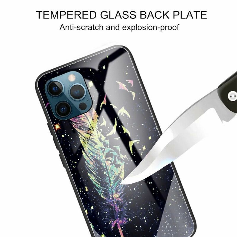 Skal För iPhone 13 Pro Fjäderhärdat Glas