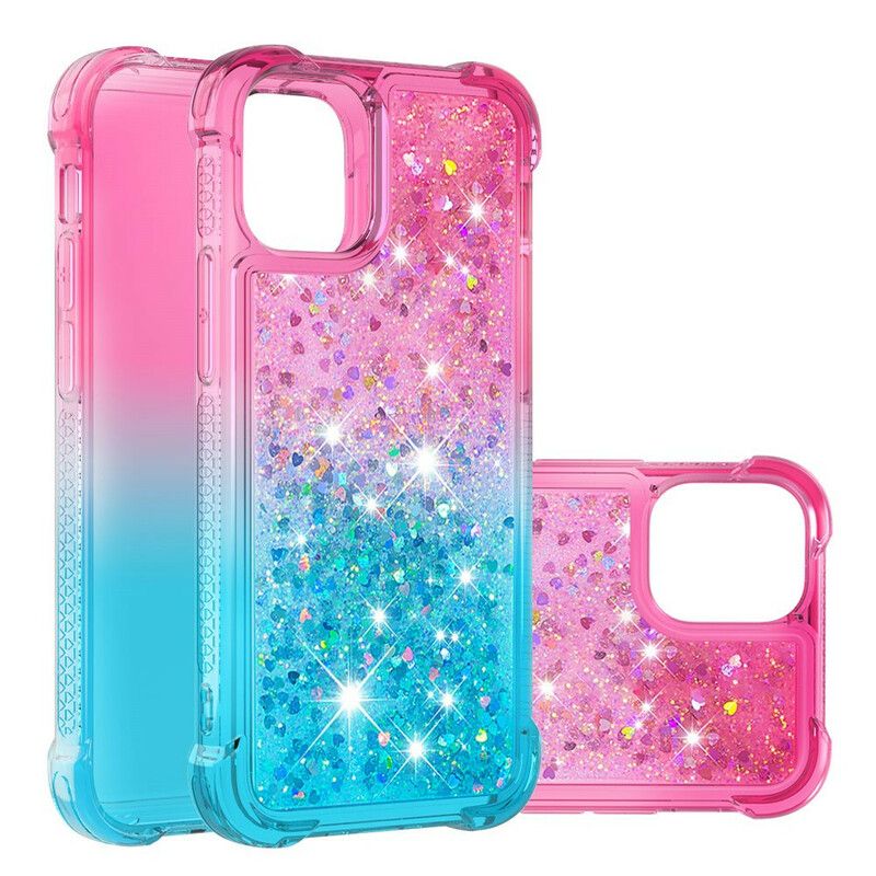 Skal För iPhone 13 Pro Glitterfärger