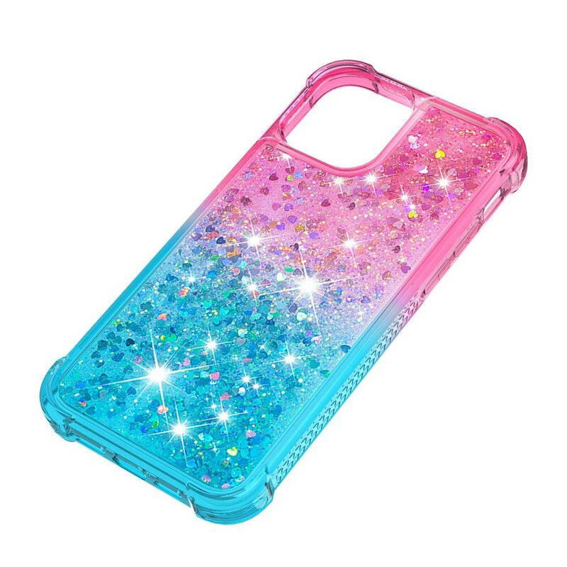 Skal För iPhone 13 Pro Glitterfärger