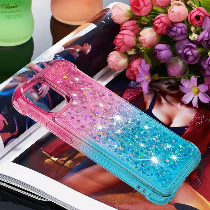 Skal För iPhone 13 Pro Glitterfärger