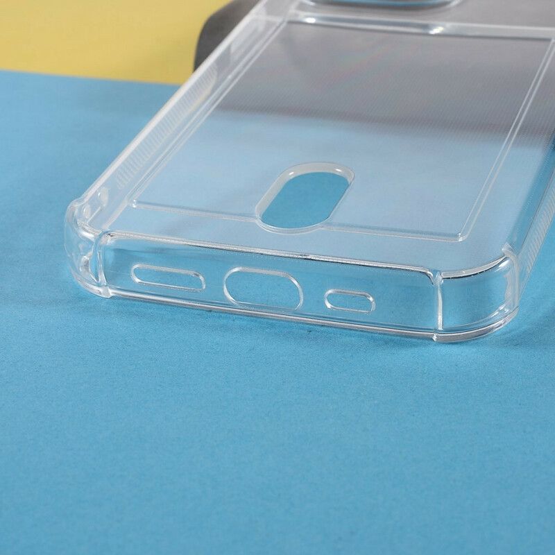 Skal För iPhone 13 Pro Transparent Color Korthållare