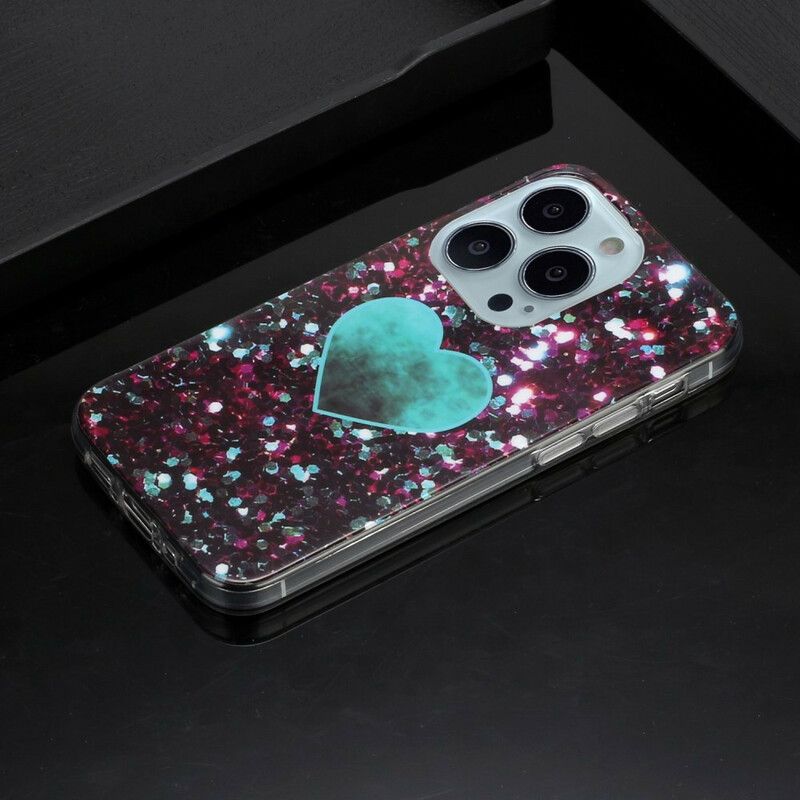 Skal iPhone 13 Pro Glitter Marble