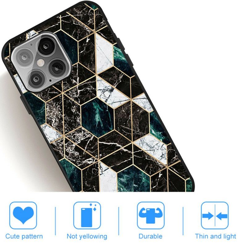 Skal iPhone 13 Pro Marble Geometri