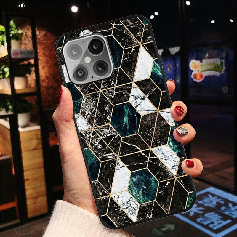 Skal iPhone 13 Pro Marble Geometri