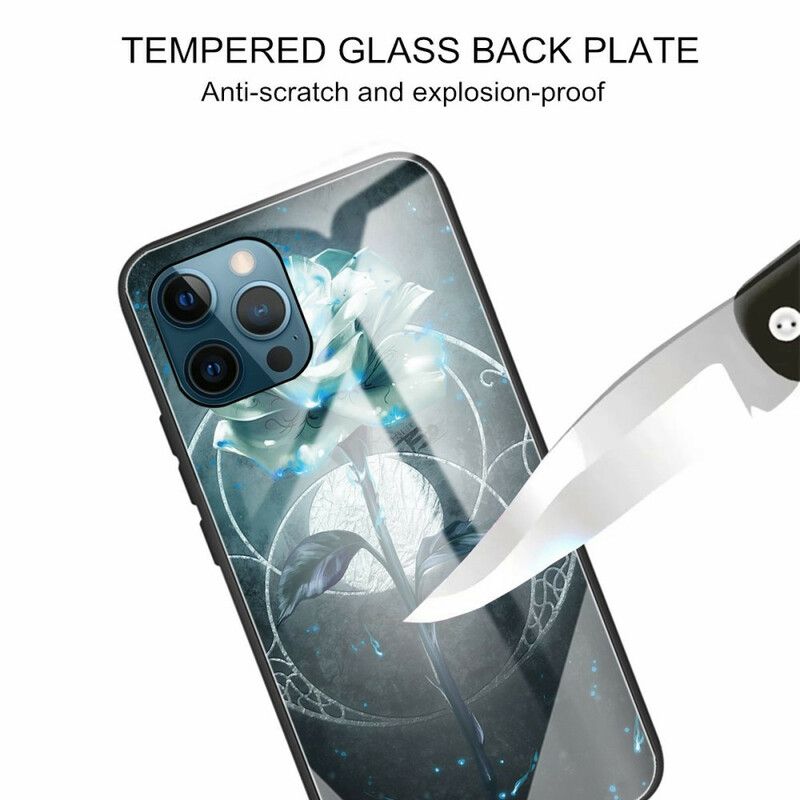 Skal iPhone 13 Pro Rosegrönt Härdat Glas