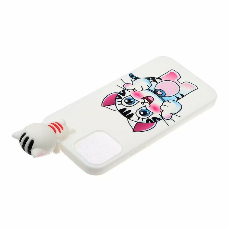 Skal iPhone 13 Pro Telefonfodral Cat Fun 3d