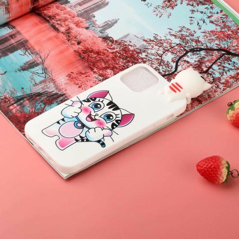 Skal iPhone 13 Pro Telefonfodral Cat Fun 3d