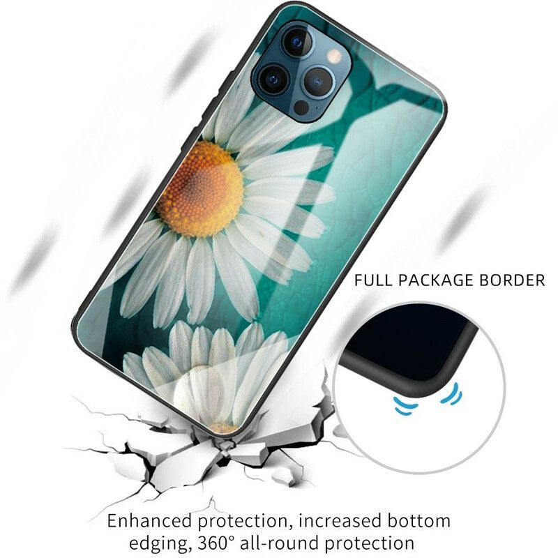 Skal iPhone 13 Pro Telefonfodral Grönsakshärdat Glas