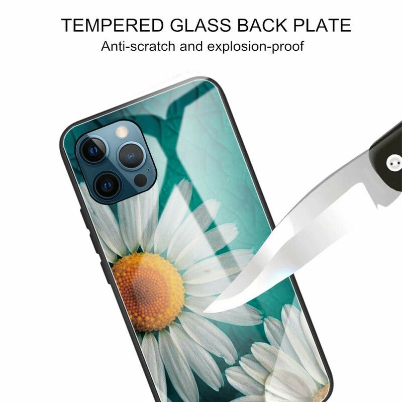 Skal iPhone 13 Pro Telefonfodral Grönsakshärdat Glas