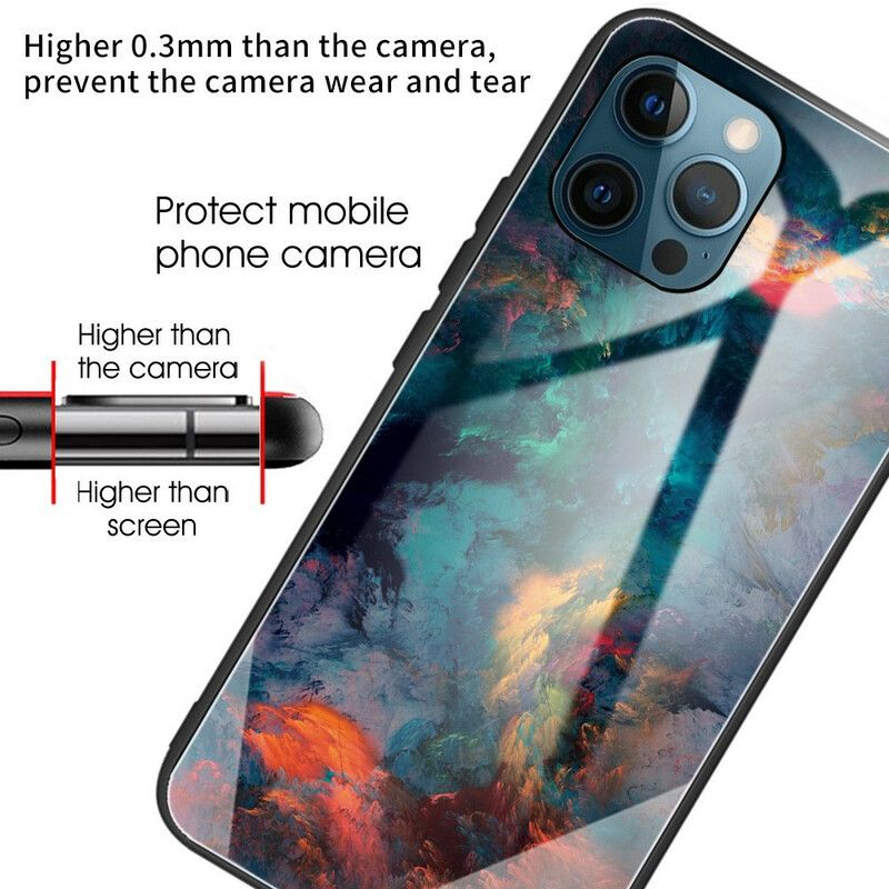 Skal iPhone 13 Pro Telefonfodral Himmelhärdat Glas