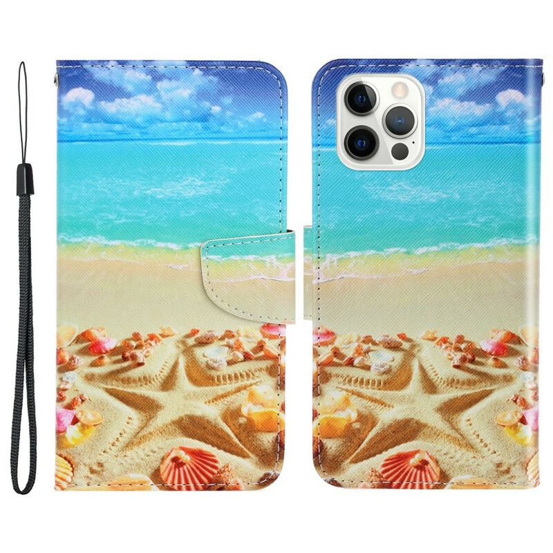 Skyddsfodral iPhone 13 Pro Strappy Beach