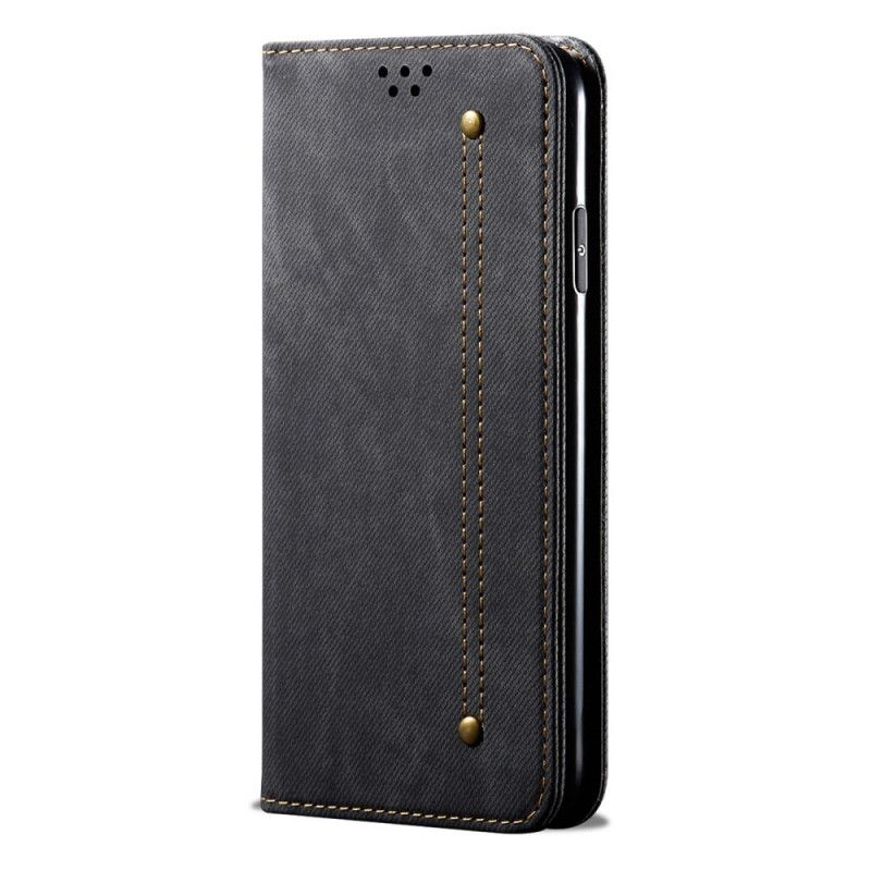 Folio-fodral Xiaomi Poco M3 Svart Jeanstyg