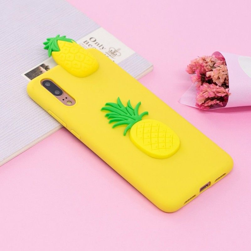 Skal för Huawei P20 3D Ananas