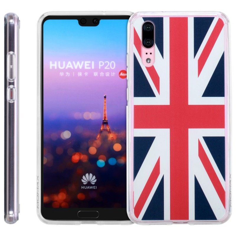 Skal för Huawei P20 Momax Engelsk Flagga