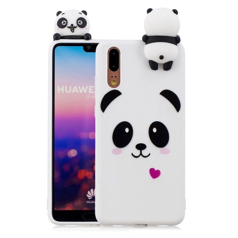 Skal Huawei P20 Rolig 3D Panda