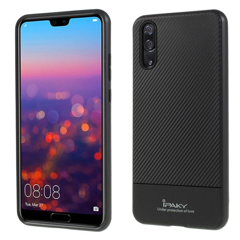 Skal Huawei P20 Svart Ipaky Kolfiber