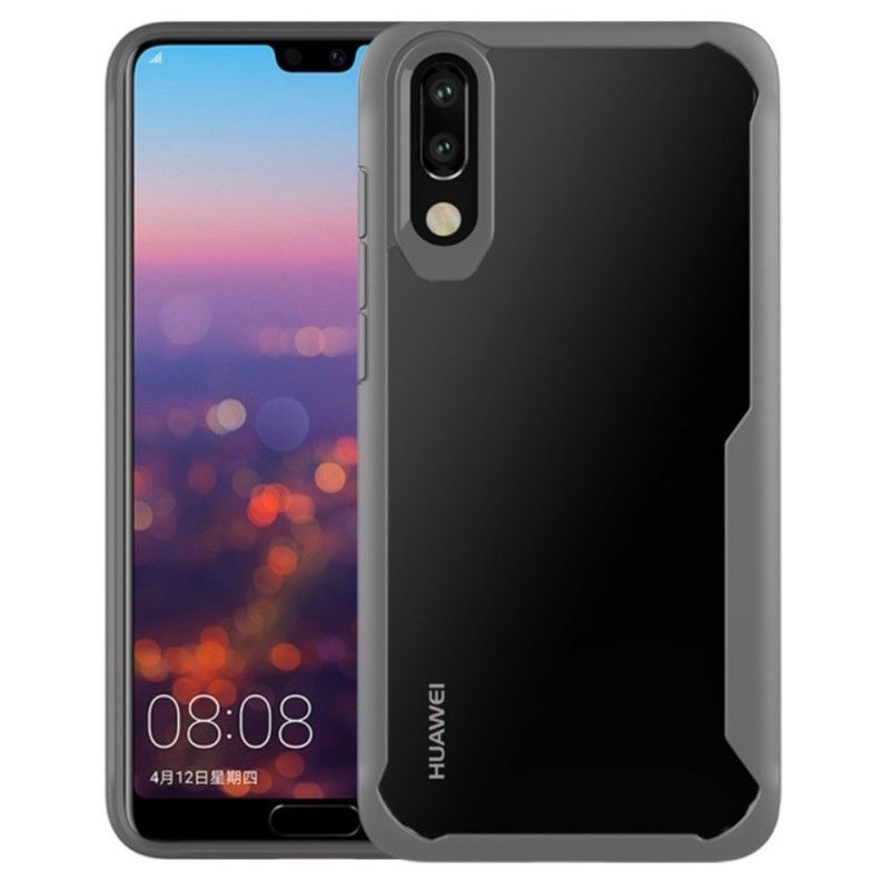 Skal Huawei P20 Svart Mobilskal Premium Hybrid