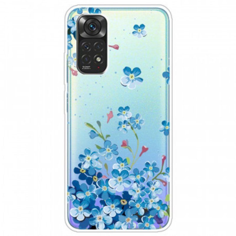 Skal Xiaomi Redmi Note 11 Pro / 11 Pro 5G Bukett Blå Blommor