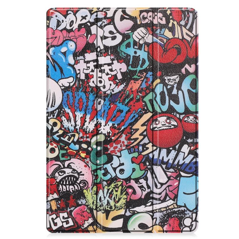 Smart Fodral Samsung Galaxy Tab S7 Plus Förstärkt Graffiti