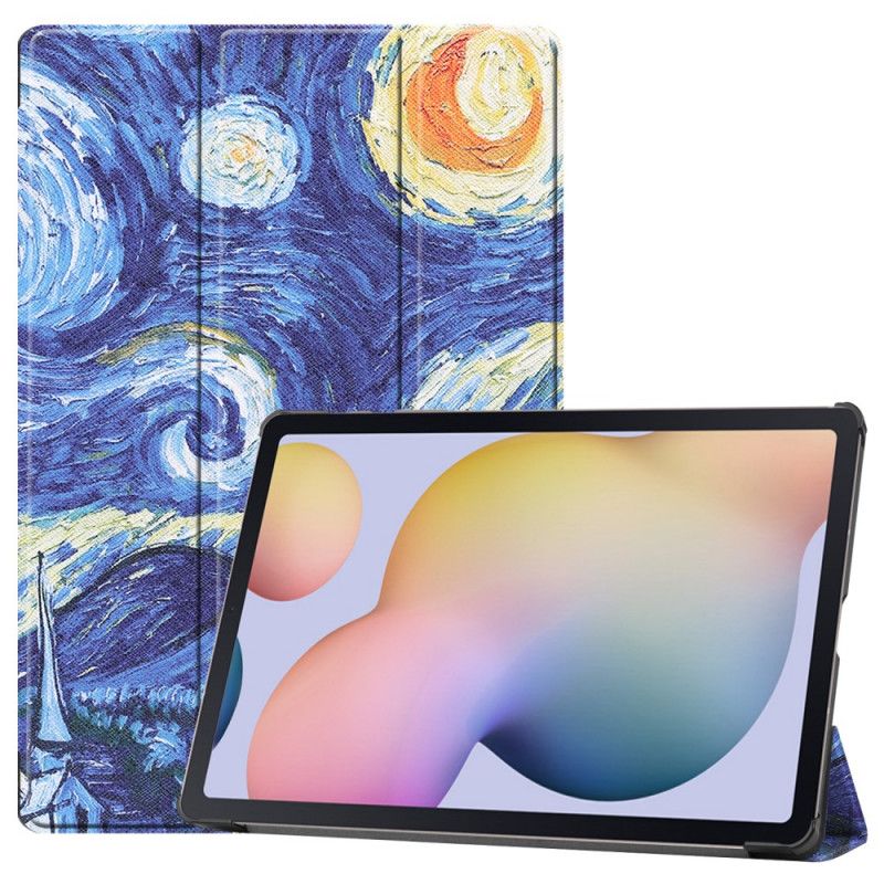 Smart Fodral Samsung Galaxy Tab S7 Plus Förstärkt Van Gogh