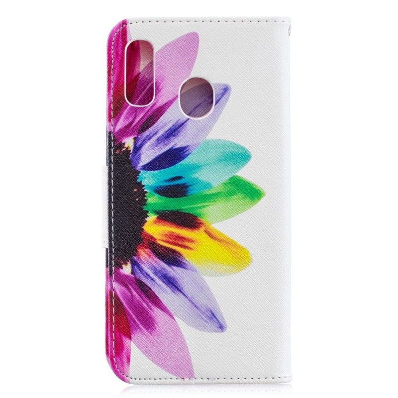 Fodral för Samsung Galaxy A30 Akvarellblomma