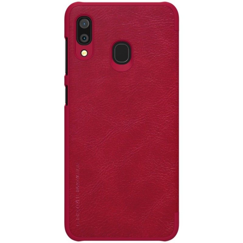 Folio-fodral Samsung Galaxy A30 Röd Nillkin Qin-Serien