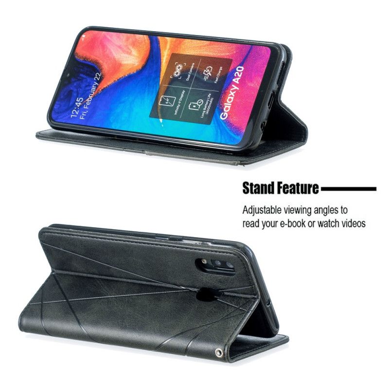 Folio-fodral Samsung Galaxy A30 Svart Artiststil