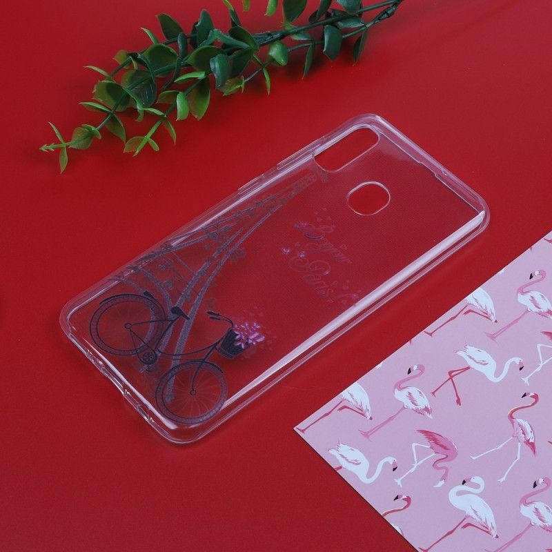 Skal för Samsung Galaxy A30 Transparent Hej Paris