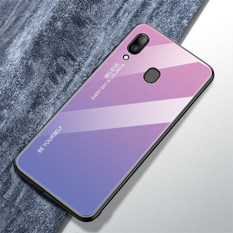 Skal Samsung Galaxy A30 Röd Galvaniserad Färg