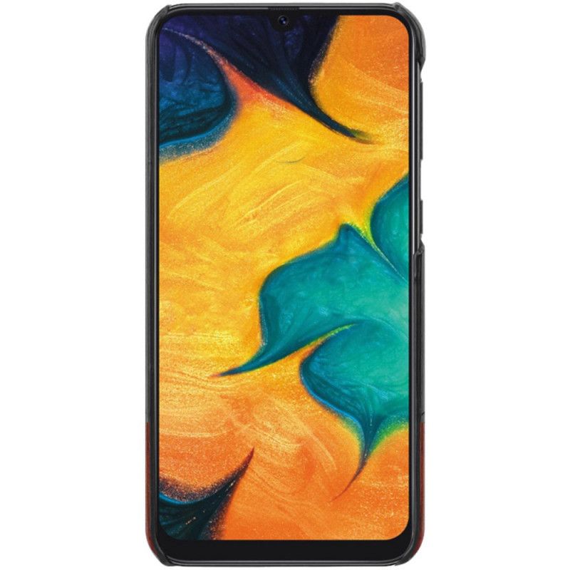 Skal Samsung Galaxy A30 Svart Imak Ruiyi-Serien Lädereffekt