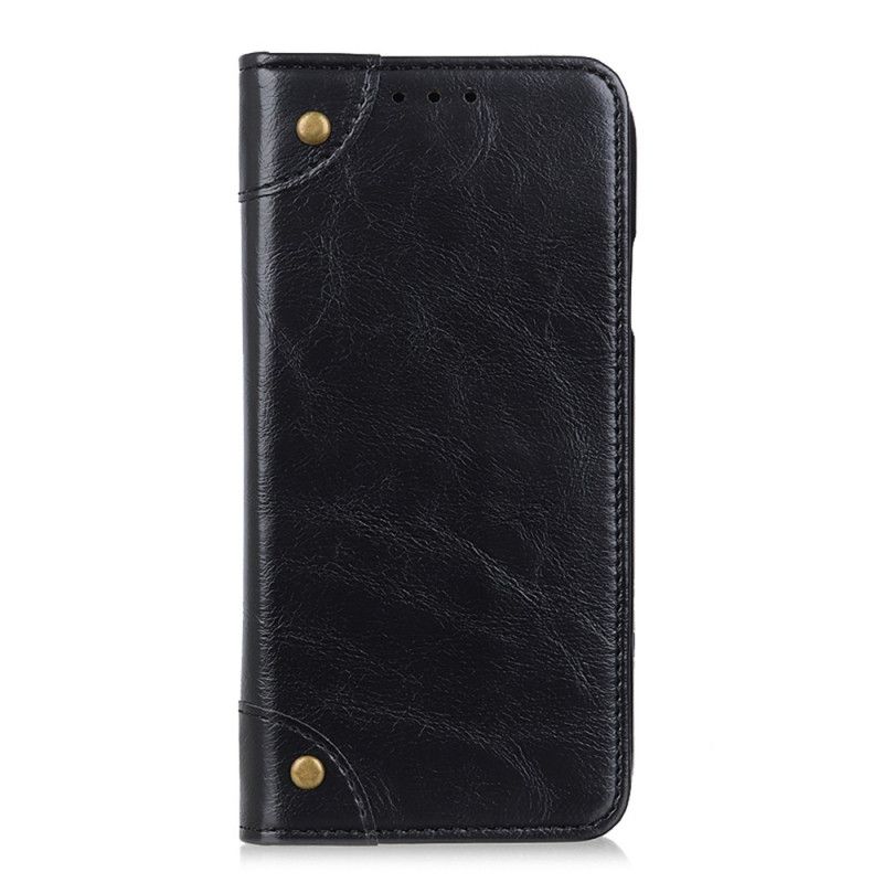 Folio-fodral Xiaomi Redmi Note 10 / Note 10S Svart Vintage Split Nitar