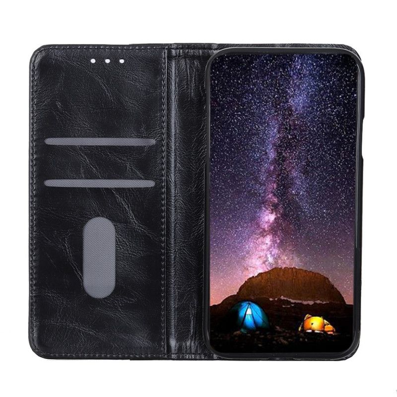 Folio-fodral Xiaomi Redmi Note 10 / Note 10S Svart Vintage Split Nitar