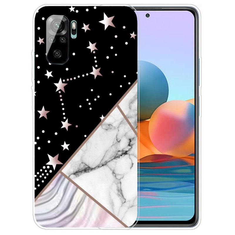 Skal Xiaomi Redmi Note 10 / Note 10S Svart Designarmarmor