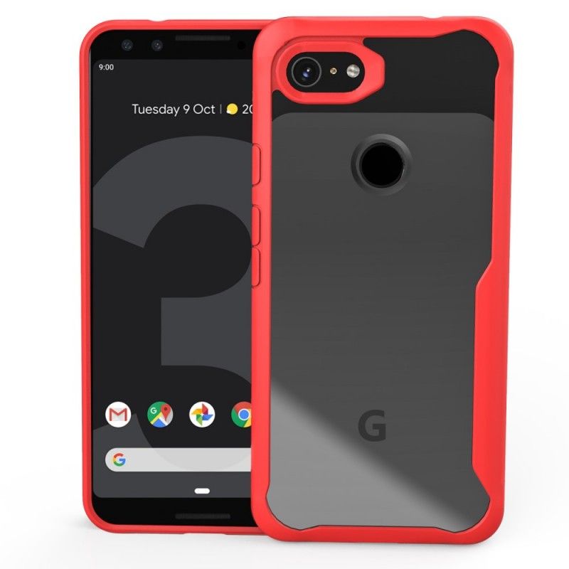 Skal för Google Pixel 3A Fasad Kanthybrid